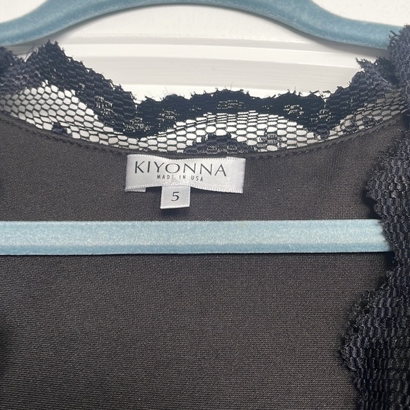 Kiyonna Mademoiselle Black Lace Dress - Picture 3 of 5